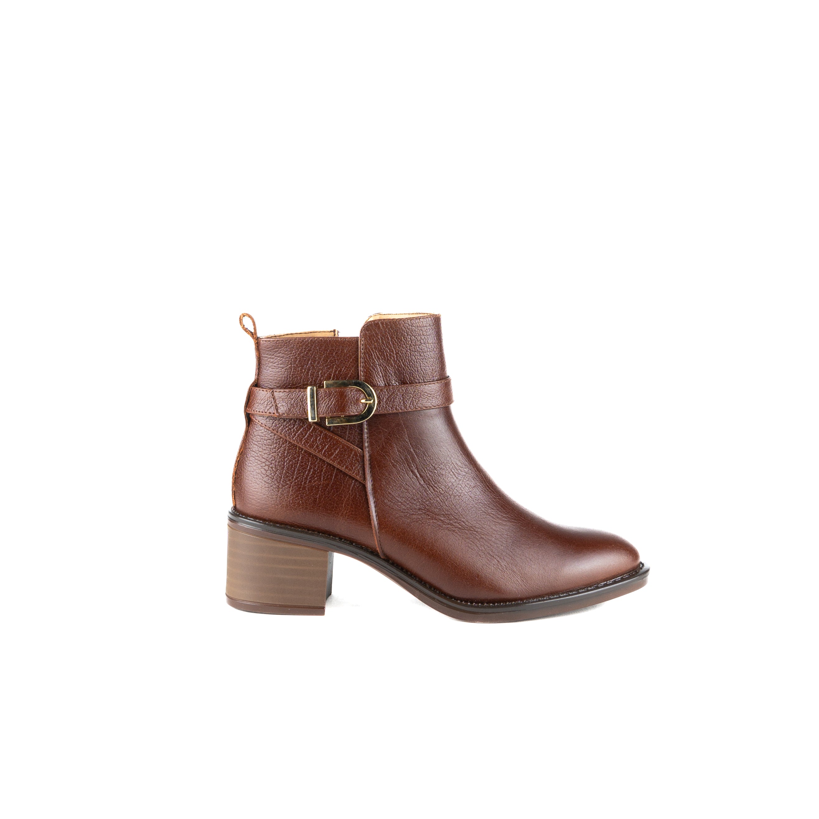 Botin ALEJANDRA piel avellana