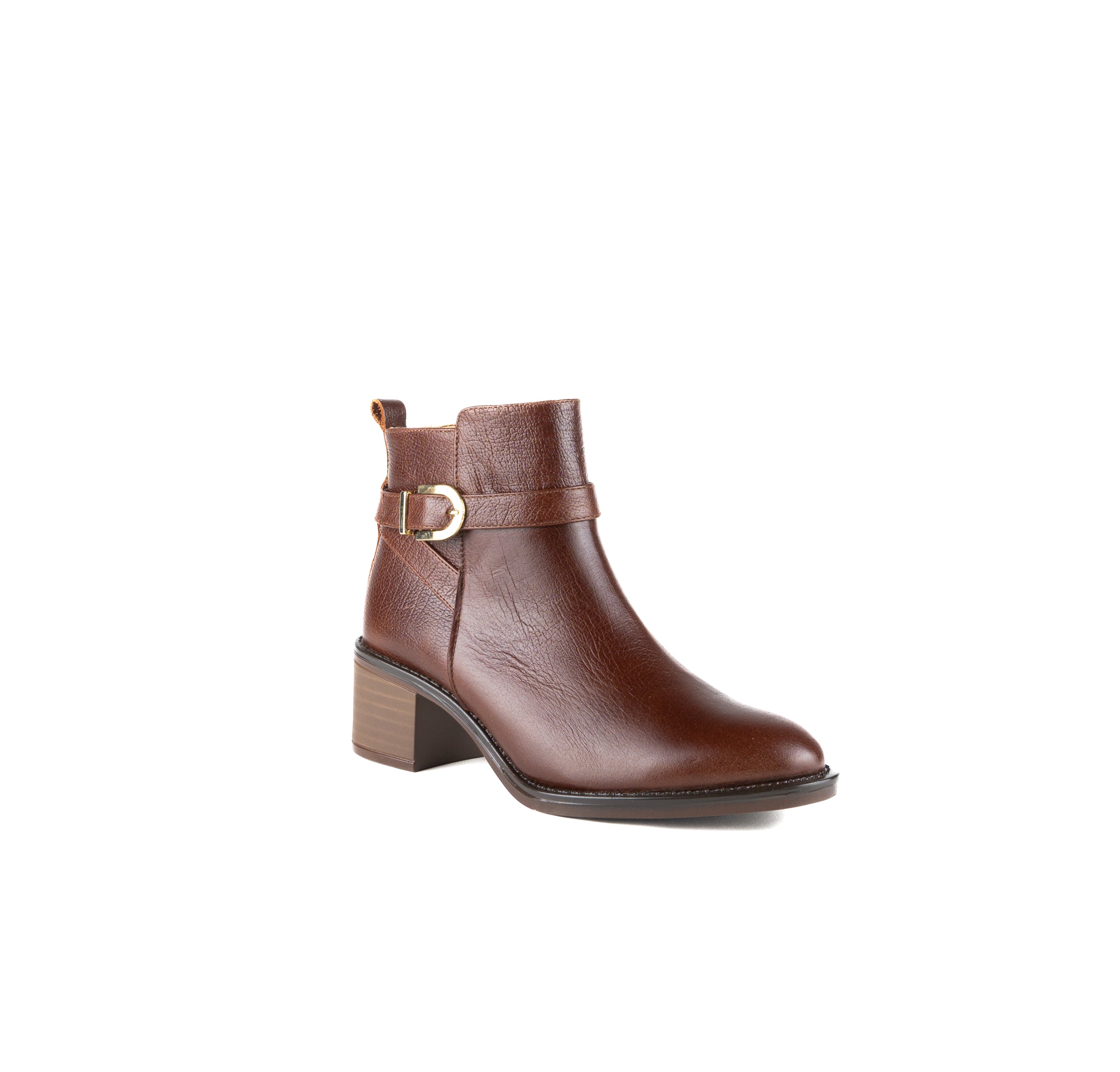 Botin ALEJANDRA piel avellana