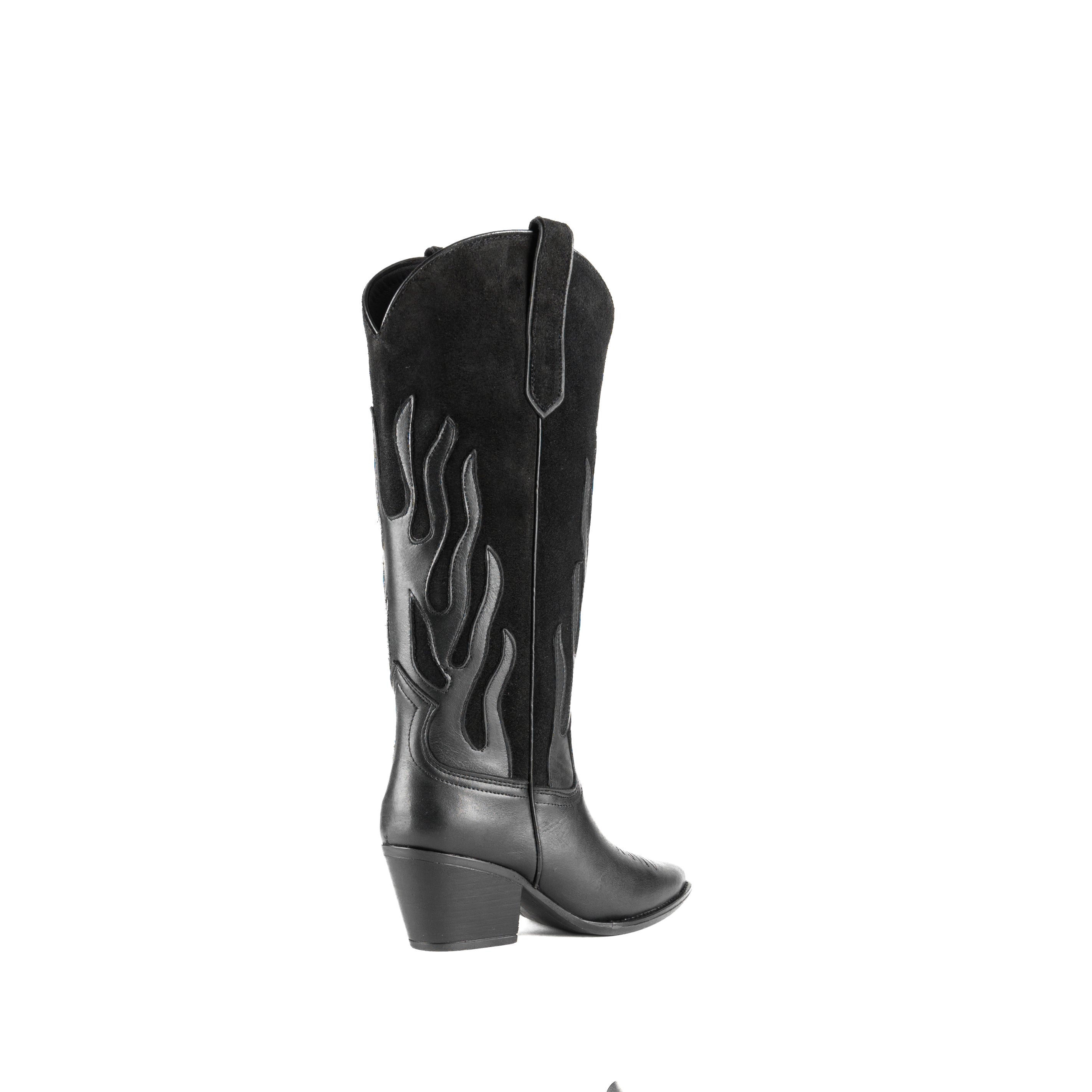 Bota MONTANA piel/gamuza negro