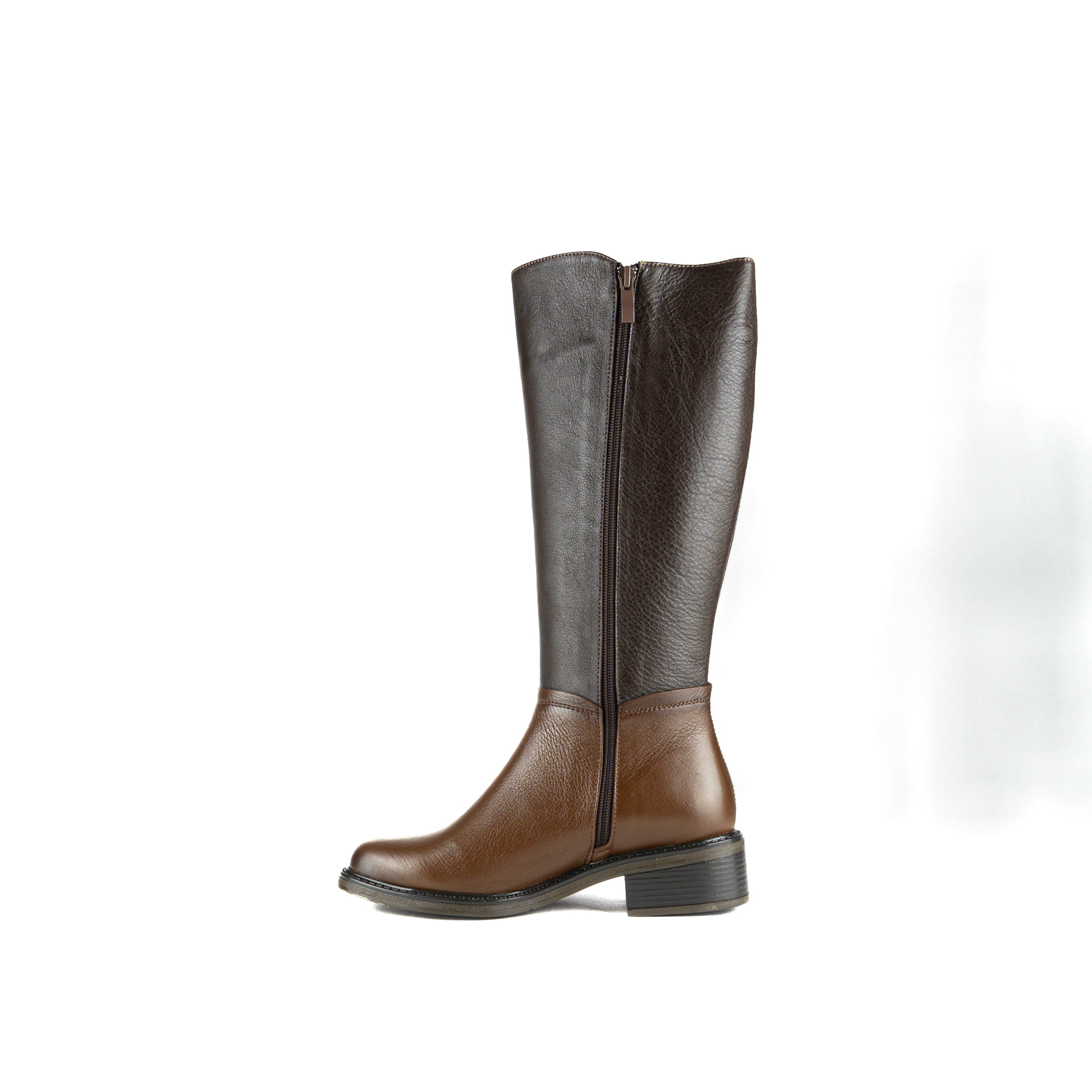 Bota JOSEPHINE piel moka canela