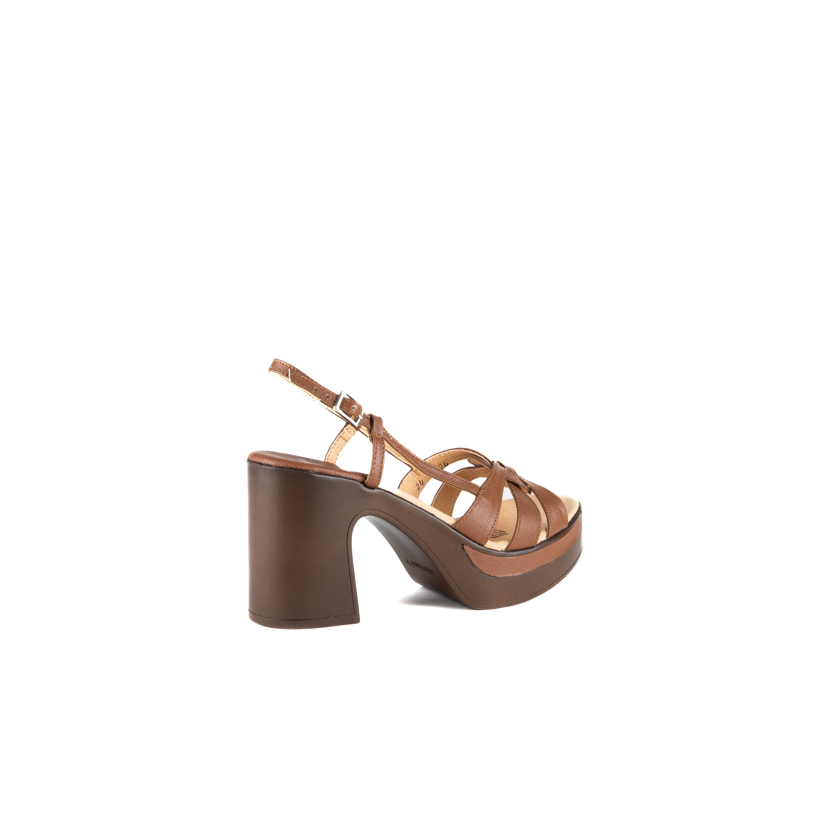 Sandalia BRUNA piel tan