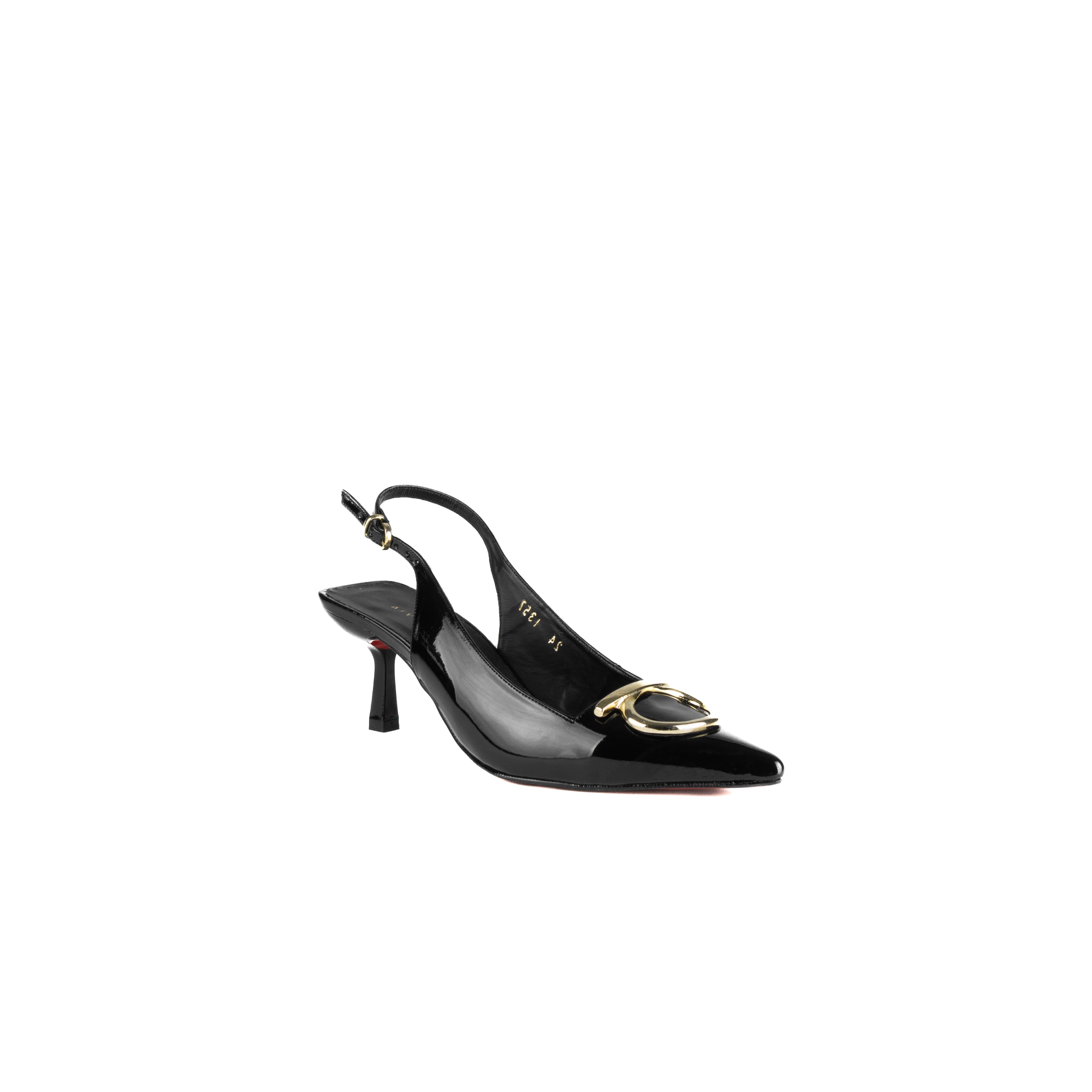 Zapatilla ROMY charol negro