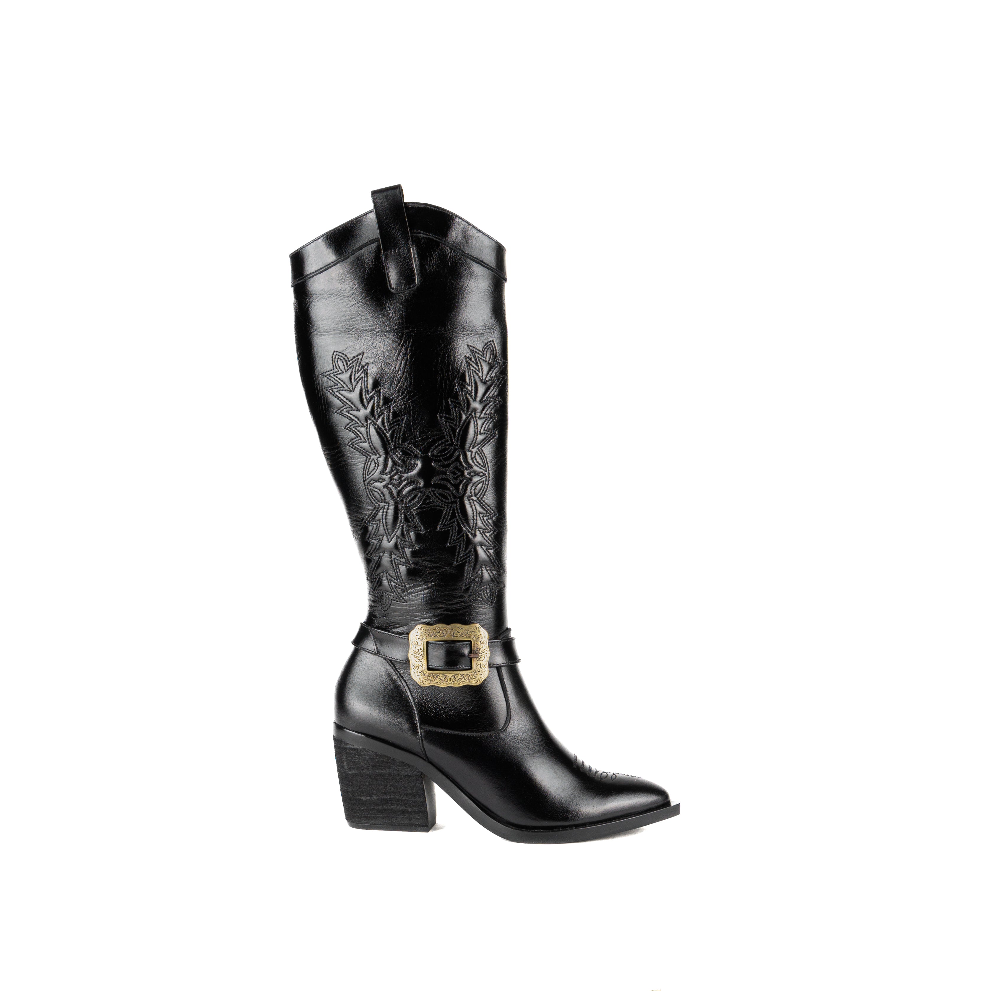 Bota MONROE piel negro