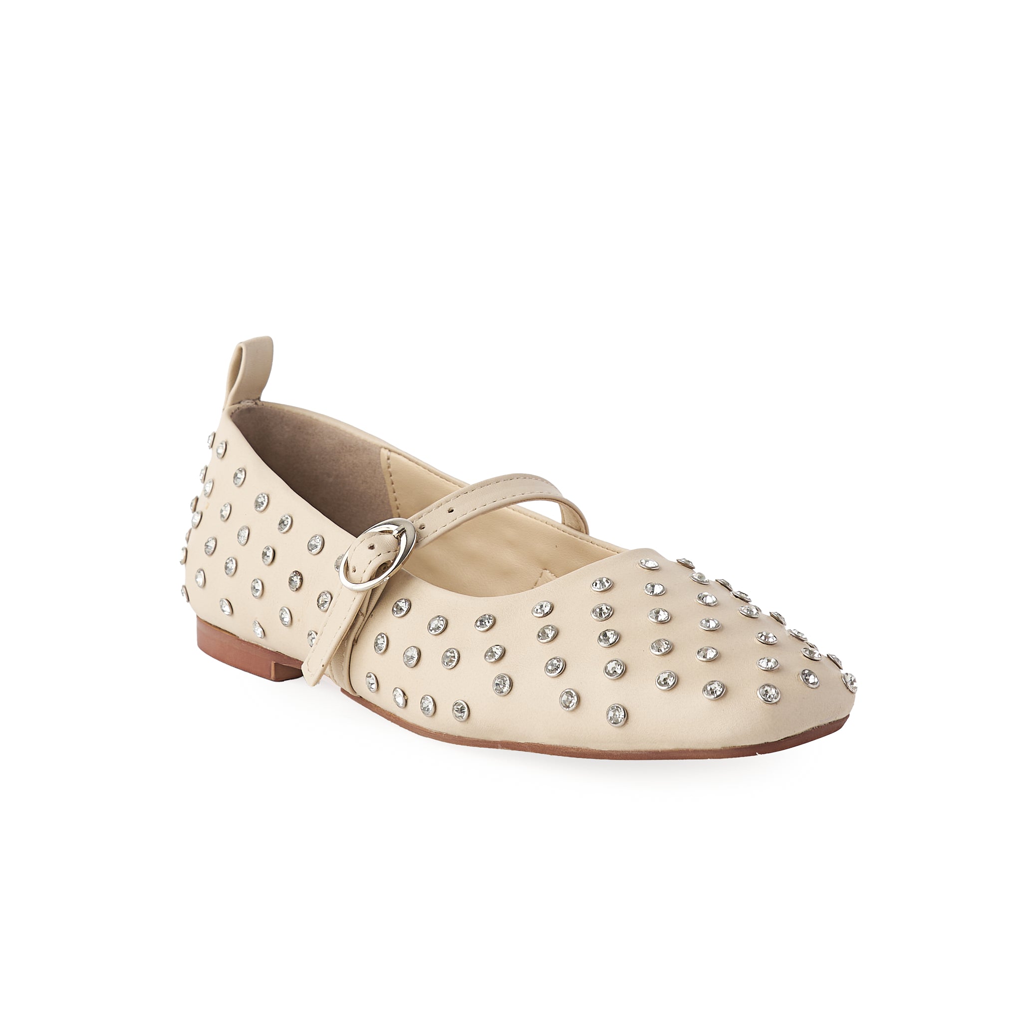 Flat EMILY piel beige