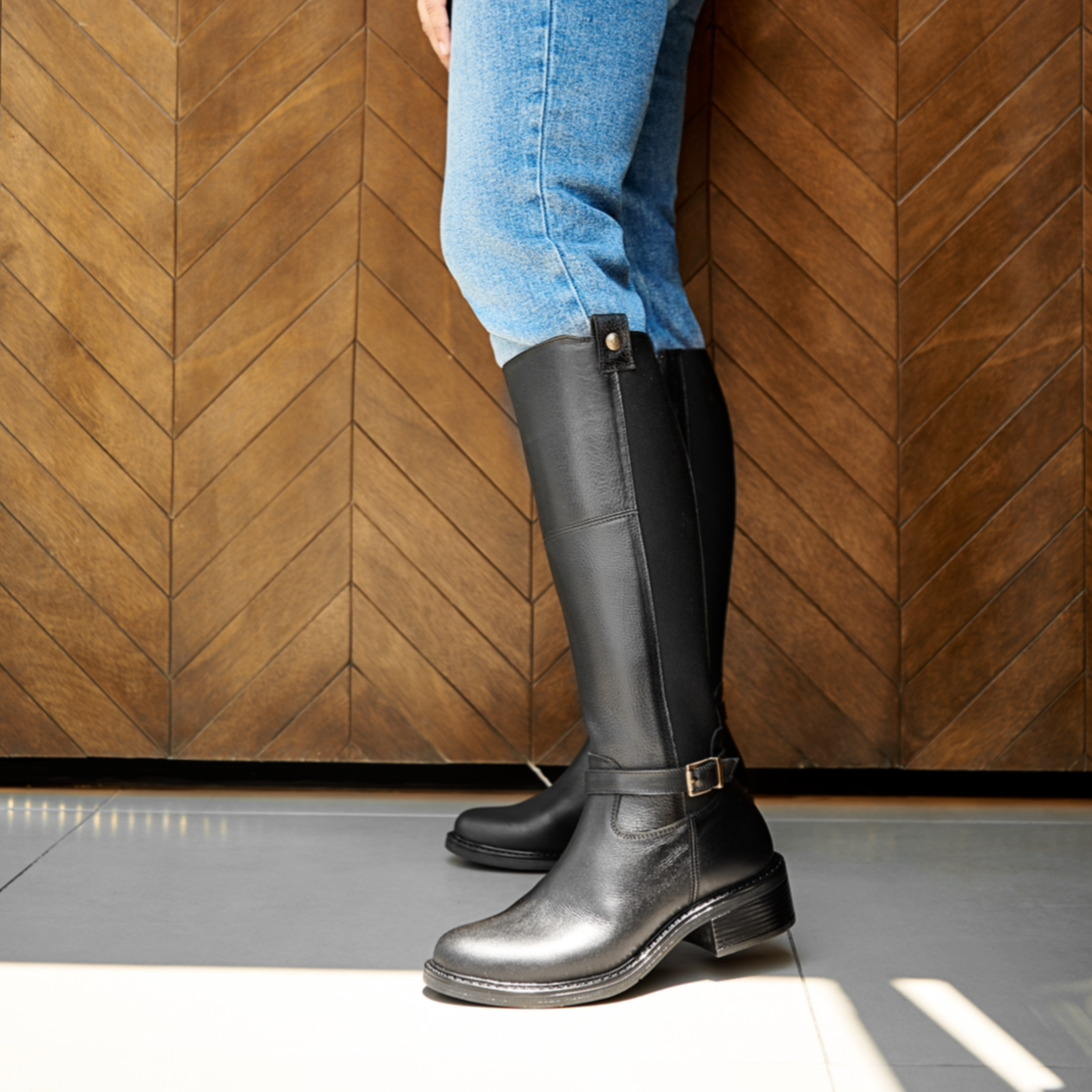 Bota JULIANA piel negro