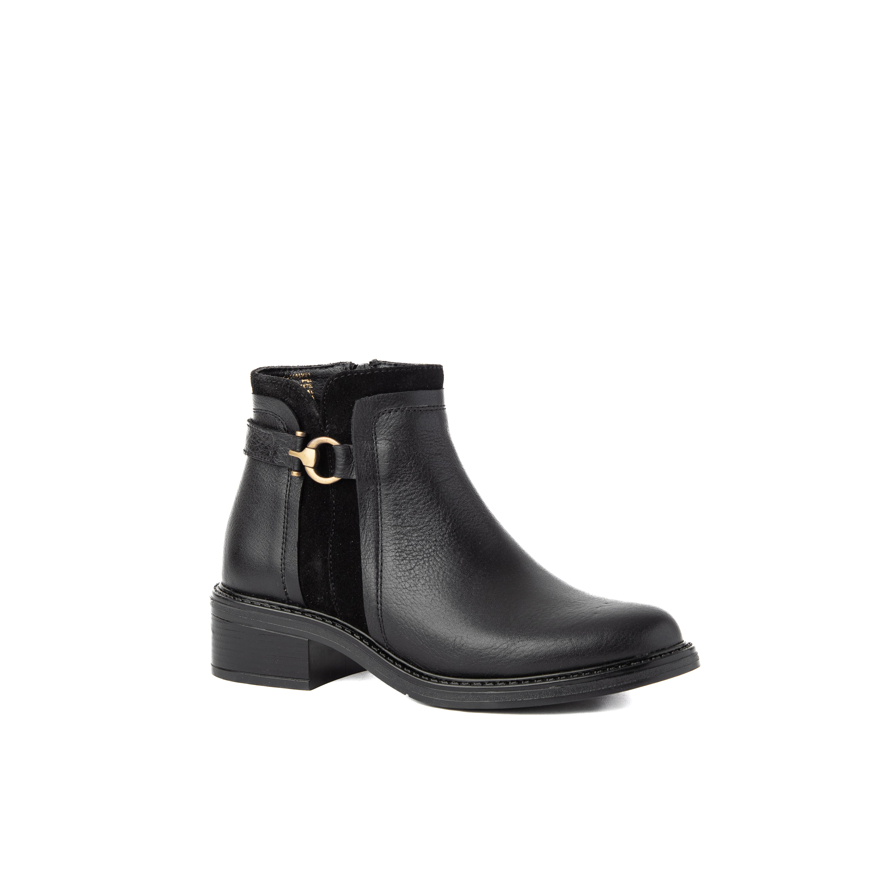 Botin JANE piel negro