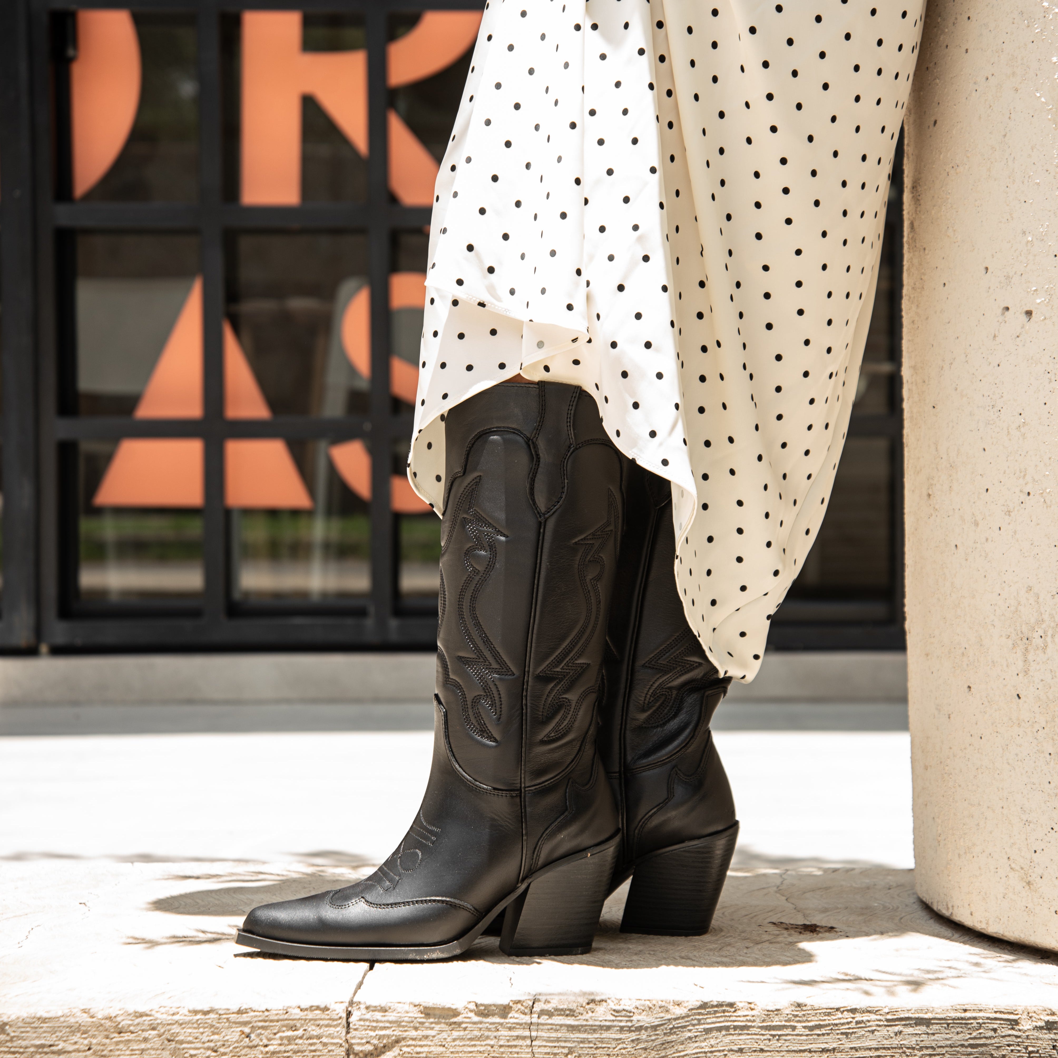 Bota MABEL piel negro
