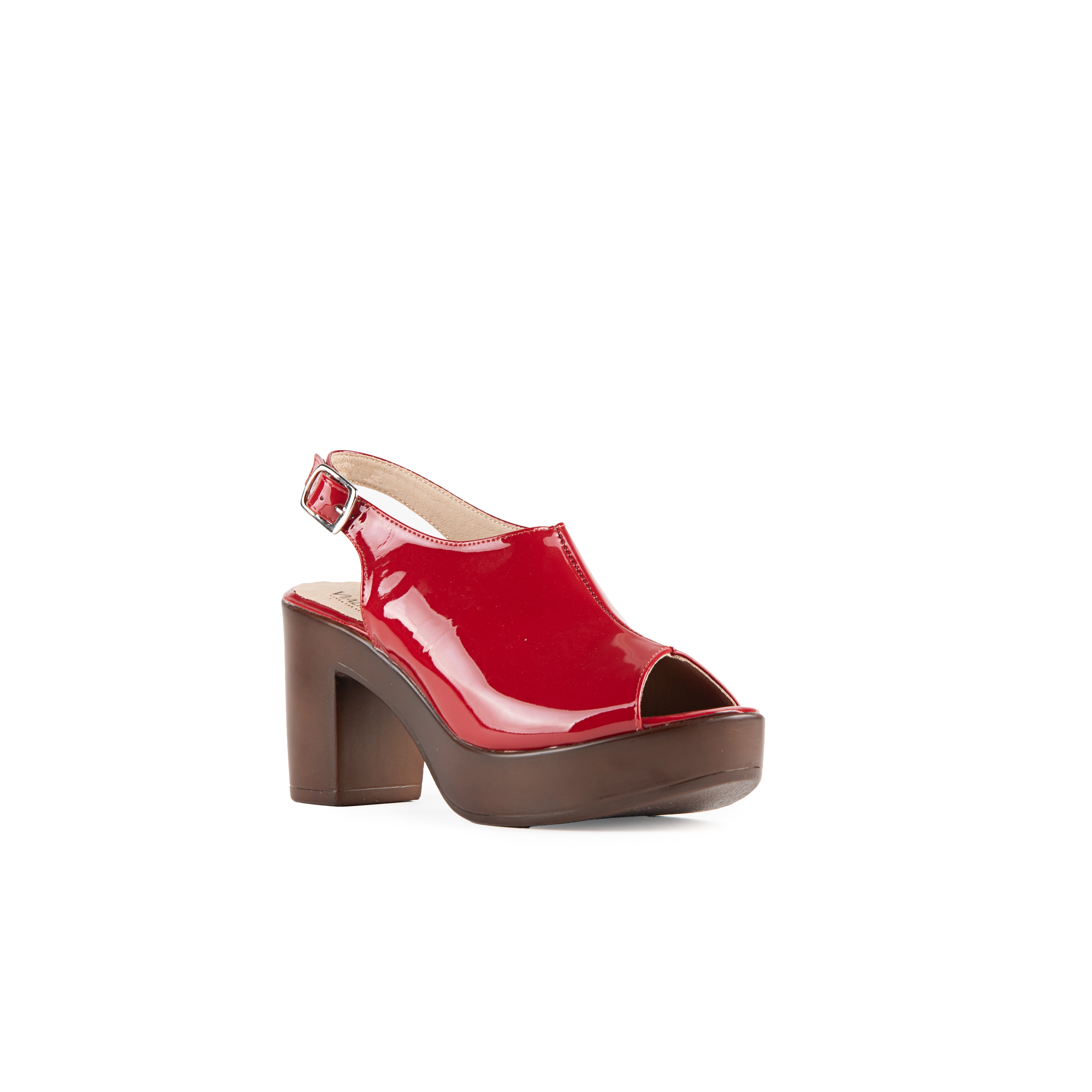 Sandalia SOFT charol rojo