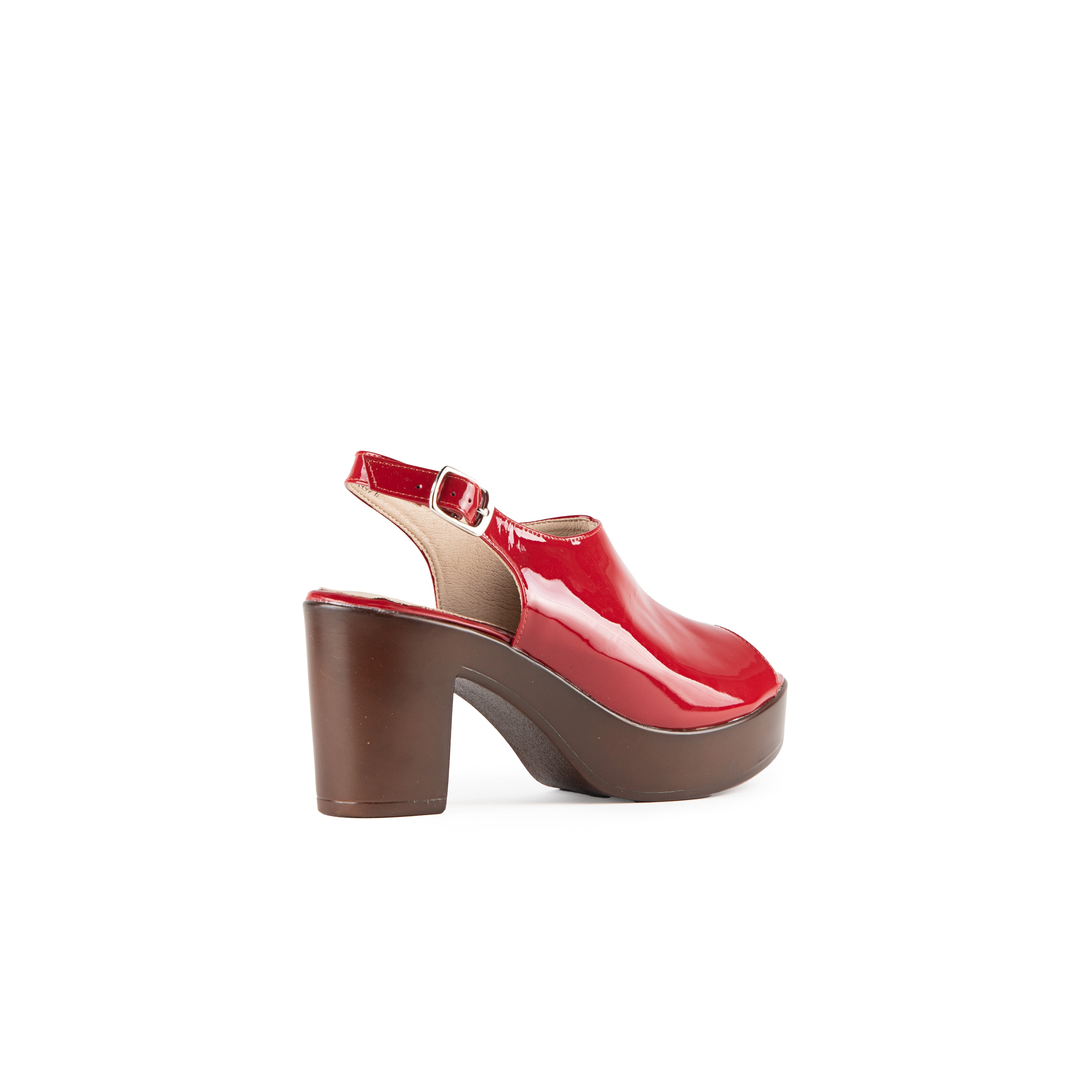 Sandalia SOFT charol rojo