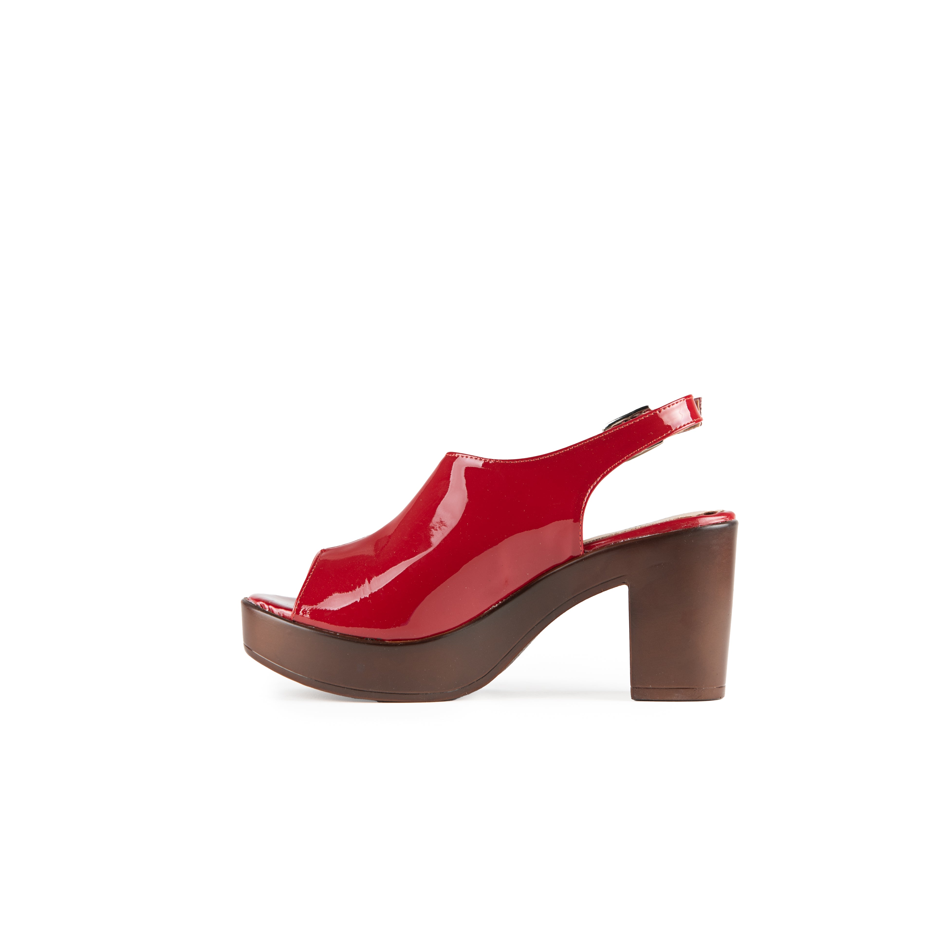 Sandalia SOFT charol rojo