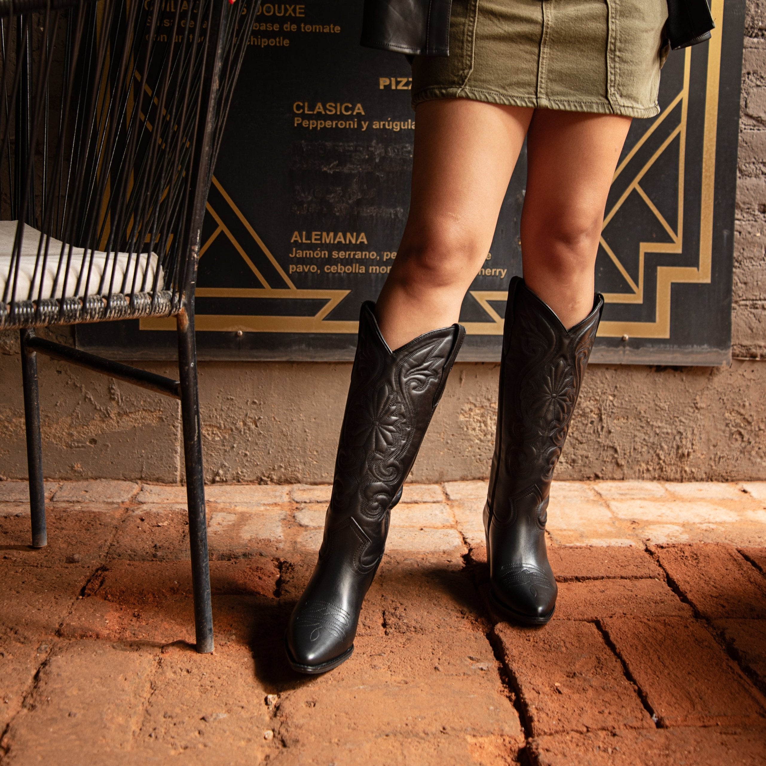 Bota SANDY piel negro
