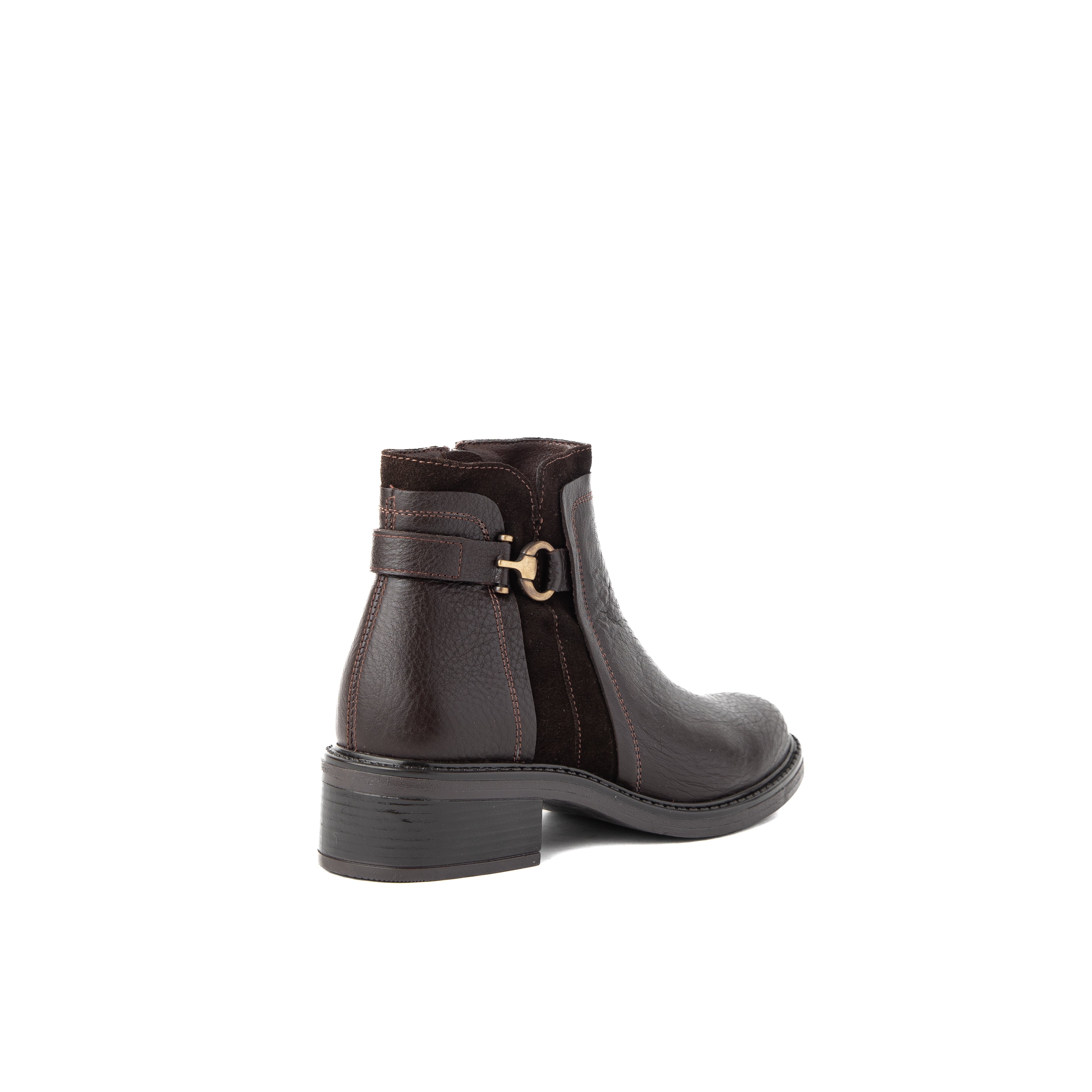 Botin JANE piel moka