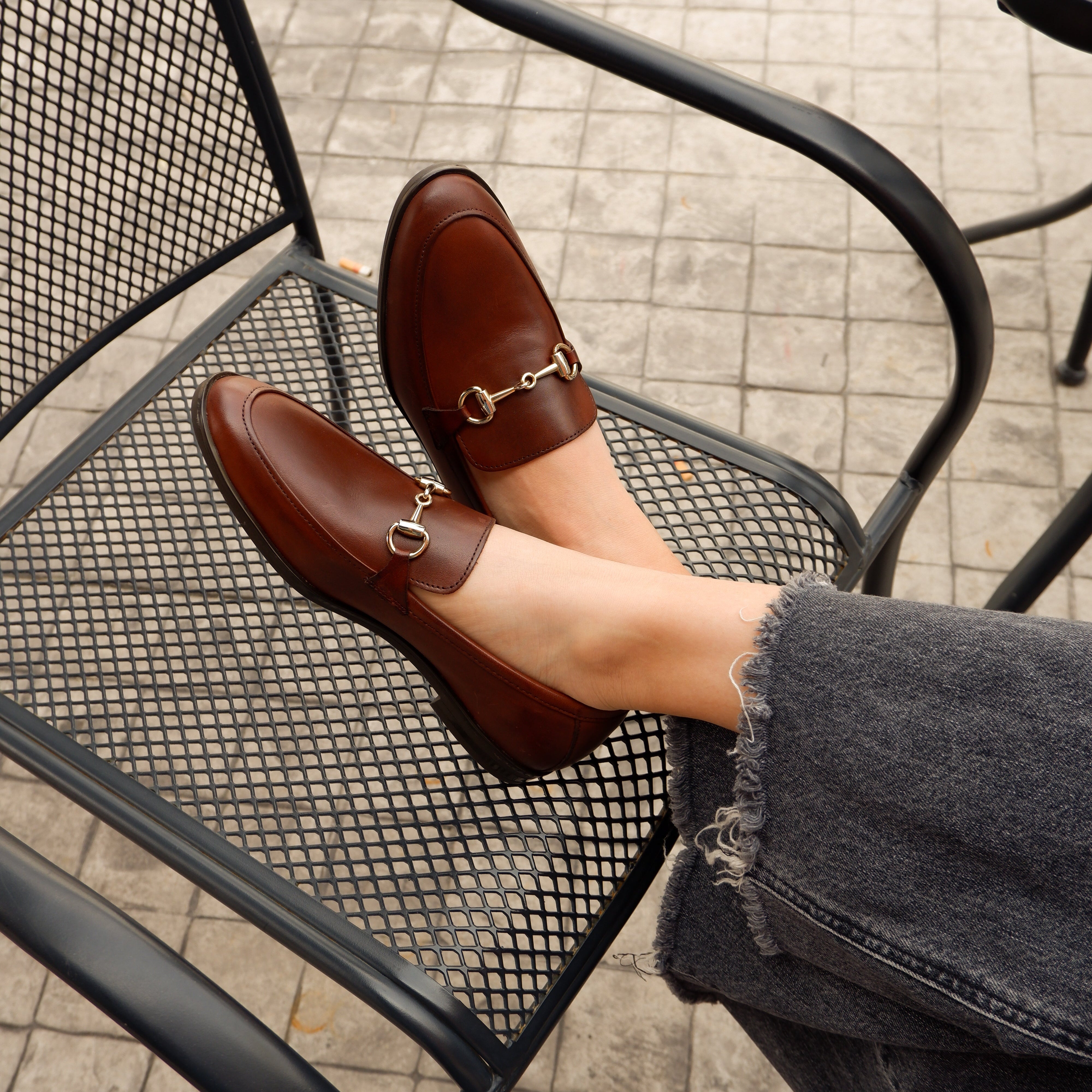 Mocasin GINA piel expresso