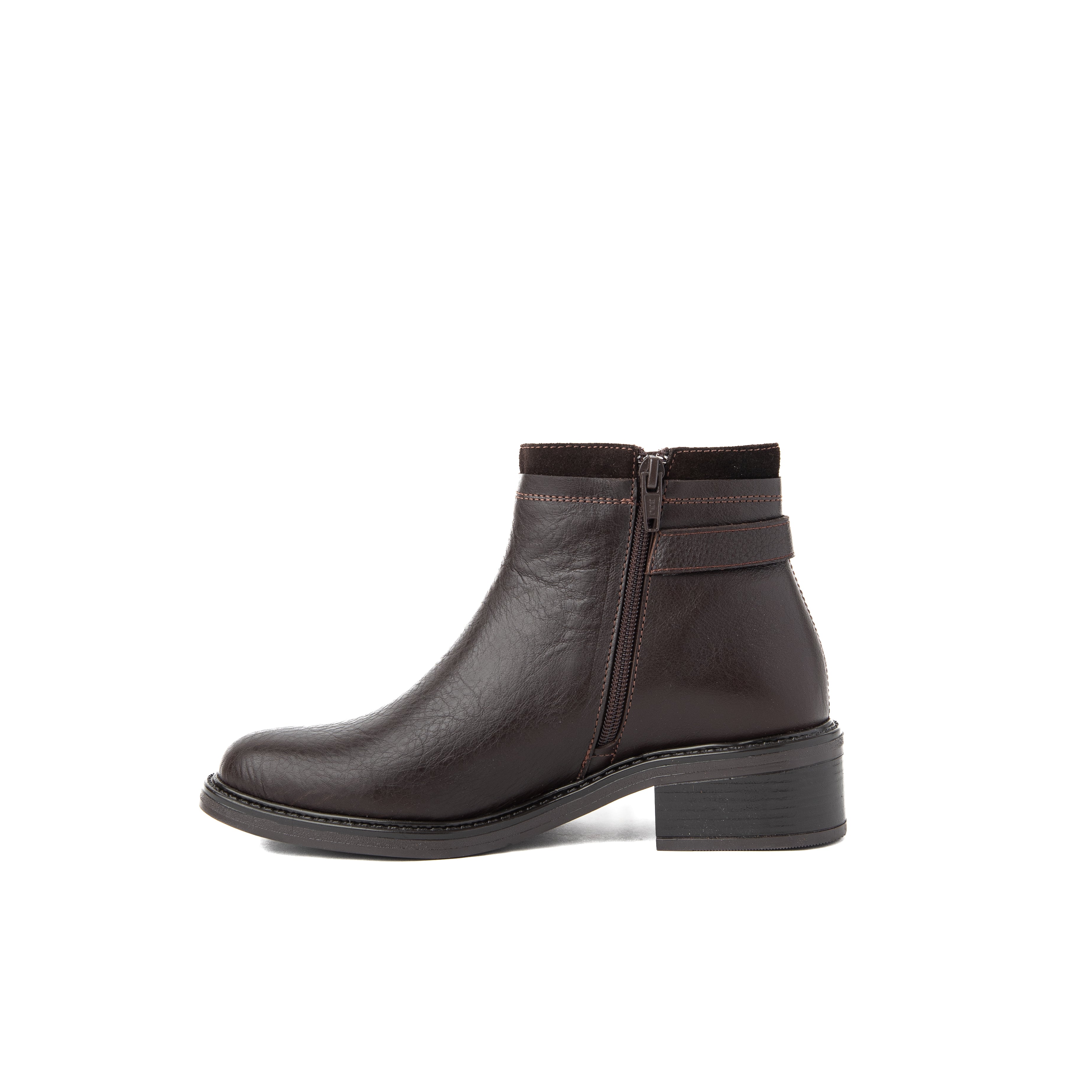Botin JANE piel moka