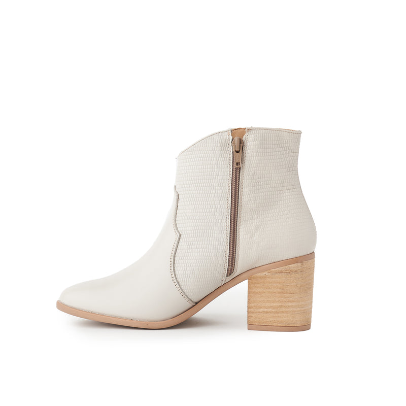Botin MIKA piel latte