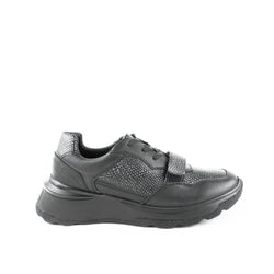 Tenis STRAP piel negro