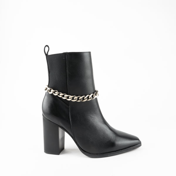 Botin JANET piel negro