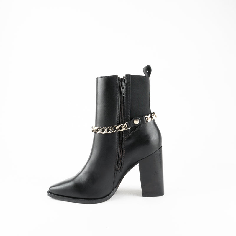 Botin JANET piel negro