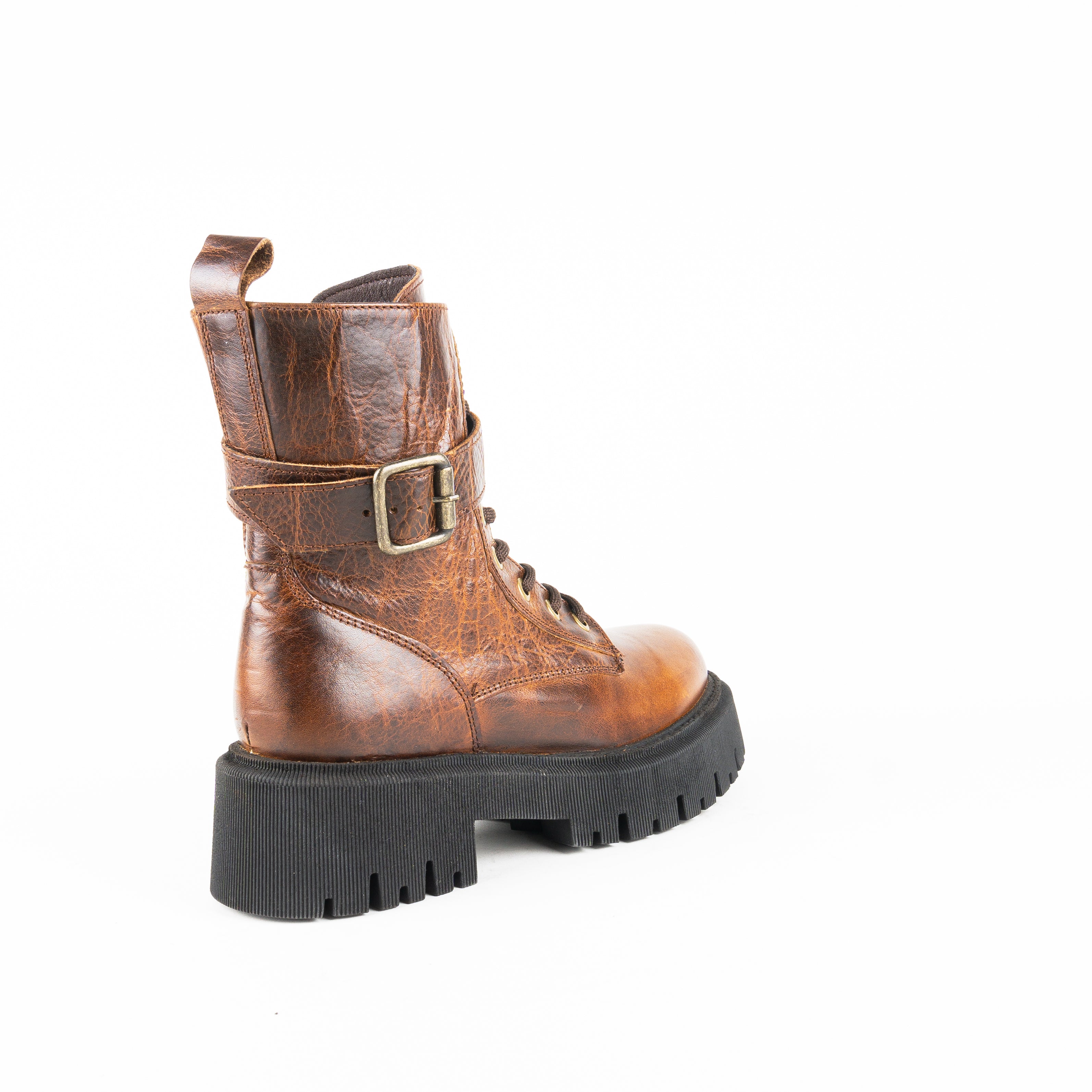 Botin WOOD piel miel