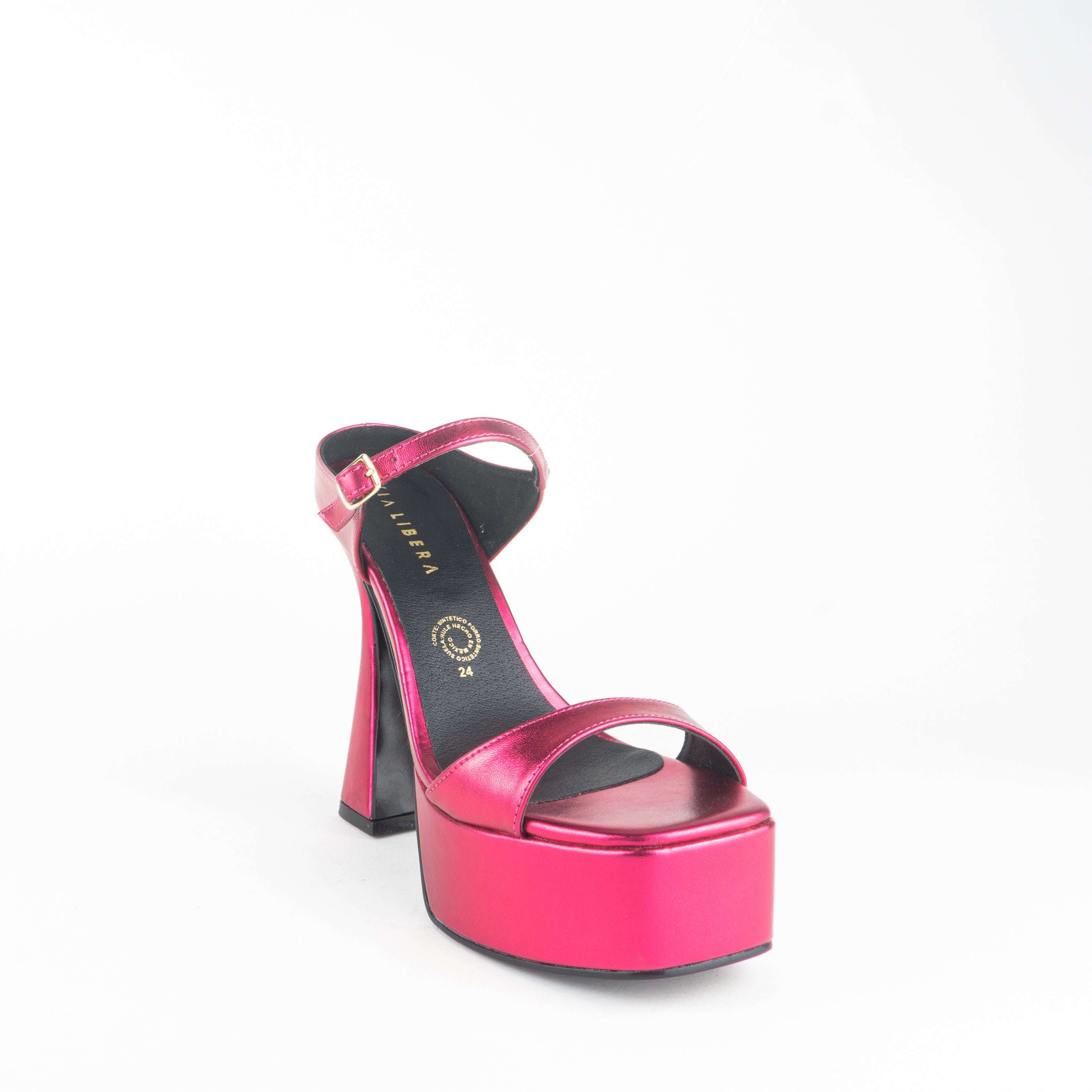 Sandalia DRUMME fiusha metalico