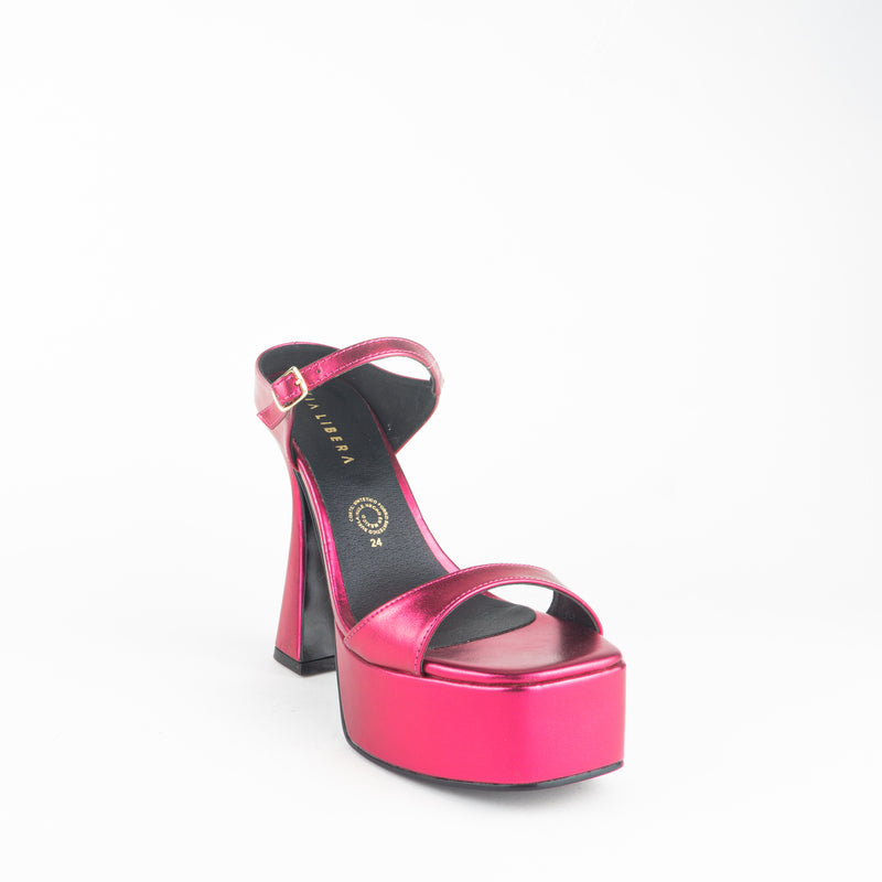Sandalia DRUMME fiusha metalico